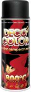 Фарба аерозольна жароміцна 800 °C чорна DecoColor 400мл