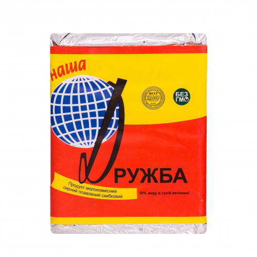 Продукт молокомісткий 30% сирний плавлений Наша Дружба 90г