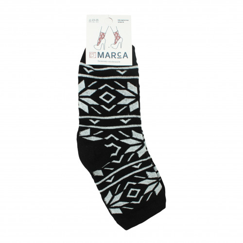 Шкарпетки жіночі Marca Махра №42702 23-25 чорний