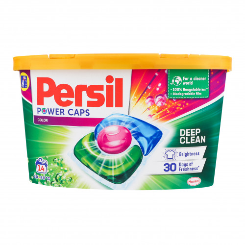 Засіб миючий для кольорових речей в капсулах Color Persil 14x15г