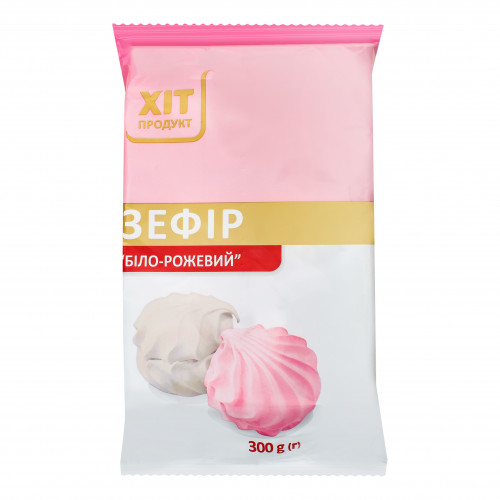Зефір Біло-рожевий Хіт Продукт м/у 300г